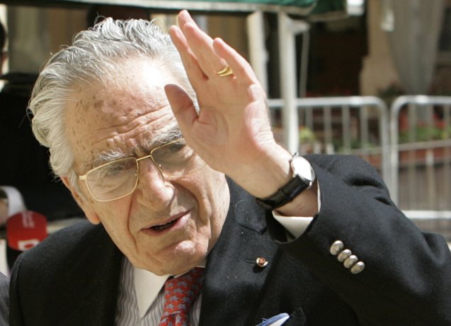 Ghassan Tueni, pai de Gebran, foi jornalista, deputado e ministro. Várias vezes o prenderam por enfurecer poderes. ©Hussein Malla|Associated Press