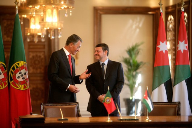 Portuguese President Cavaco Silva and King Abdullah II, who said: "I hope this common heritage will enable us to build better bridges of cooperation and understanding. It should inspire us to accept each other, to embrace what is common and to respect differences and to overcome all misconceptions." @All Rights Reserved