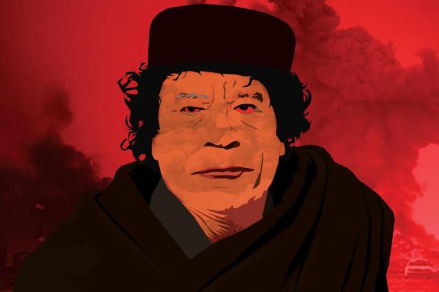Muammar Kadhai foi assassinado em Outubro de 2011. @Daniel Morgenstern