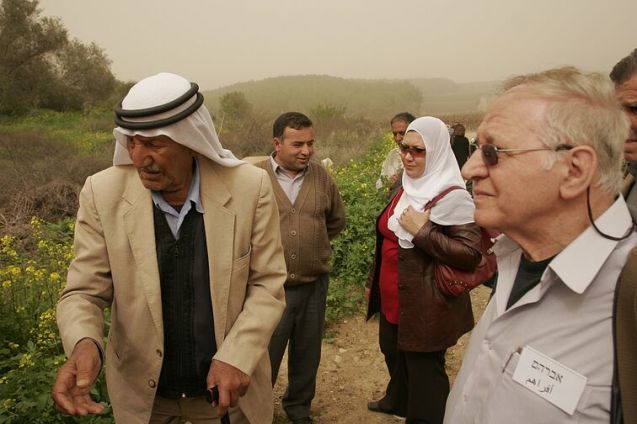 "Knowing is the Beginning" - PCFF members visiting a village which existed before 1948 , called Ekbeba. (2007) © mepeace