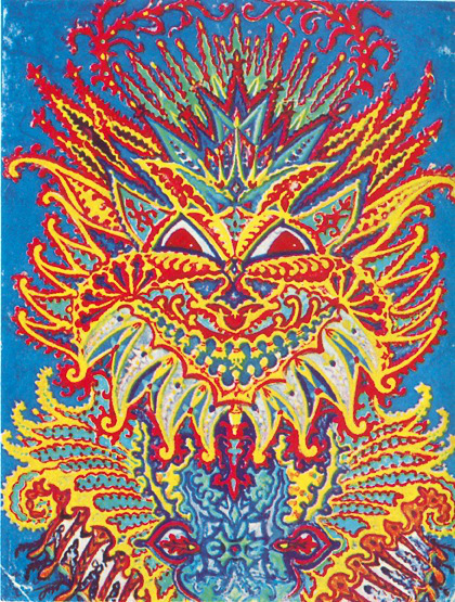 “The abstraction continued, the cats now being seen as made up by small repeating patterns, almost fractal in nature. Until finally they ceased to resemble cats at all, and became the ultimate abstraction, an indistinct form made up by near symmetrical repeating patterns.” © endofthegame.net