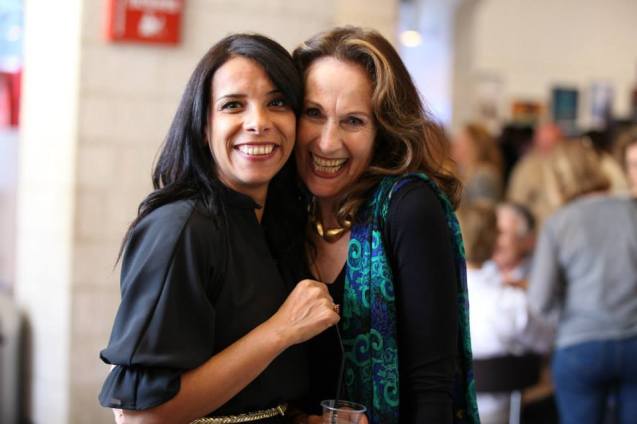 Israeli Premiere @ DocAviv Ibtisam Mra'ana, the director, and Tamar Ben-Ami, the Jewish lover of Mahmoud Darwish, before the 1967 war © Neta Lanzman