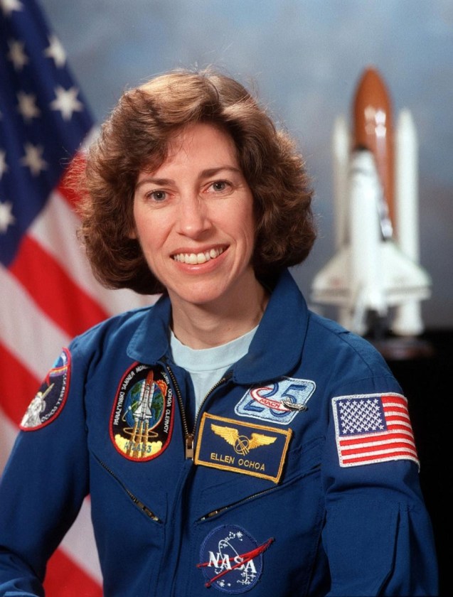 Dr. Ellen Ochoa, former astronaut and ... of the John Space Center is the idol of engineer Soha Alqeshawi. © NASA