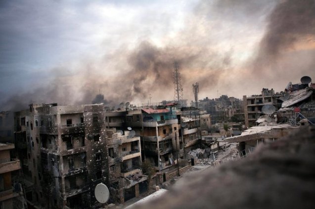 "Rebel resistance in the Syrian city of Aleppo ended on Tuesday, December 13, 2016, after years of fighting and months of bitter siege and bombardment that culminated in a bloody retreat, as insurgents agreed to withdraw in a ceasefire", Reuters agency reported. "[It was a] victory for Syrian President Bashar al-Assad and his military coalition of Russia, Iran and regional Shi'ite militias. However, the war will still be far from over, with insurgents retaining major strongholds elsewhere in Syria, and the jihadist Islamic State group holding swathes of the east and recapturing the ancient city of Palmyra" © The New York Times